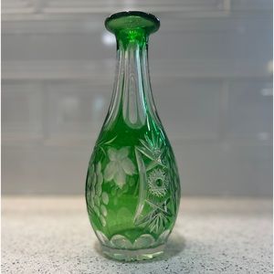 Traube by Nachtmann Emerald Green Decanter 8.5”